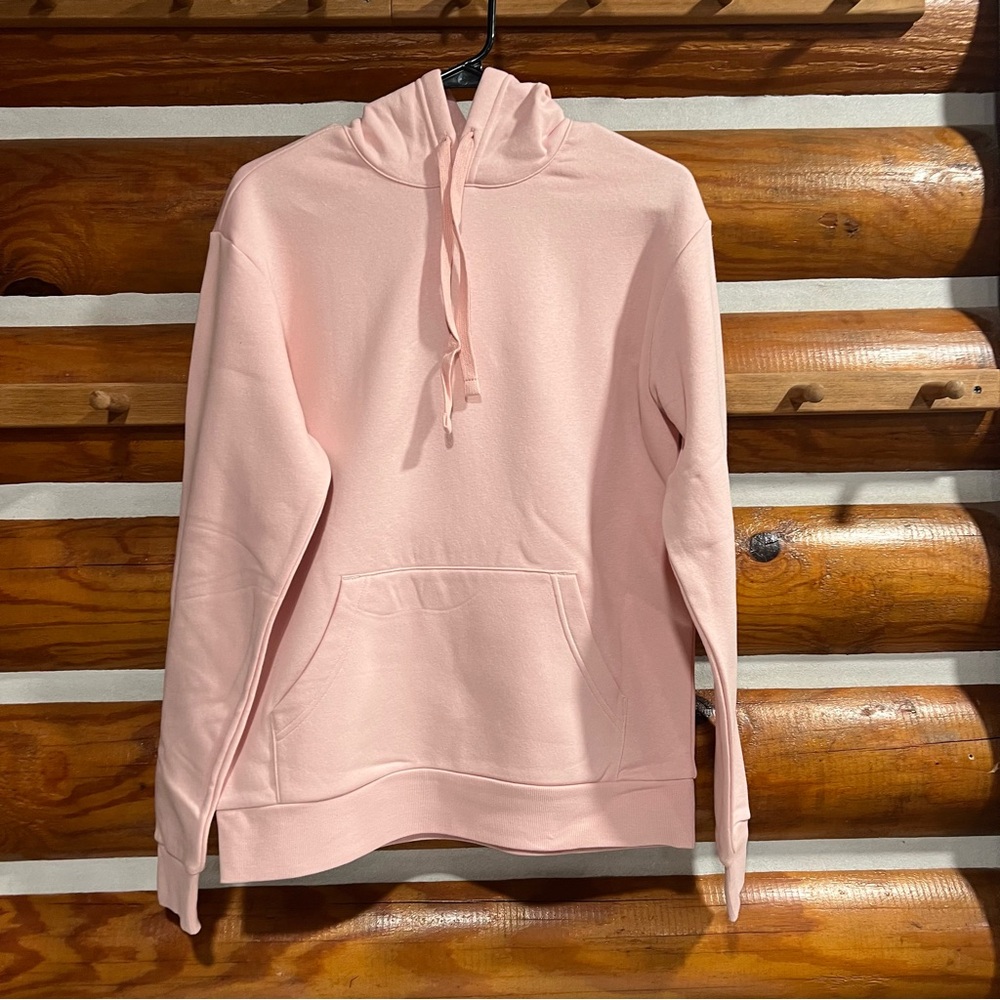 Alternative Apparel Light Pink Unisex Hoodie Small‎